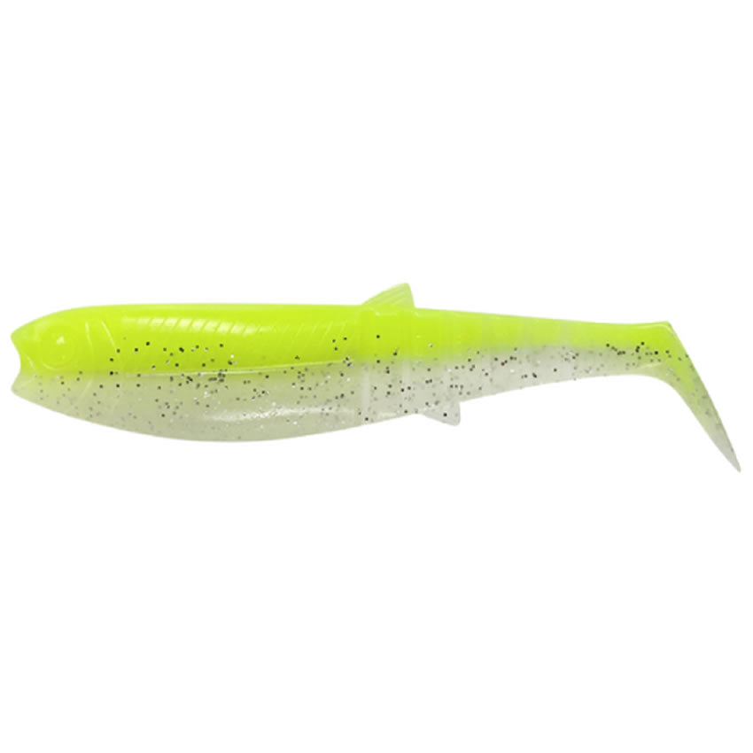 Shad Savage Gear Cannibal, Flou Yellow Glow, 12.5cm, 20g, 4buc/pac