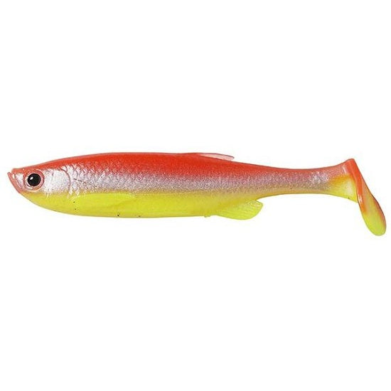 Shad Savage Gear Fat Minnow T-Tail, YR Fluo, 7.5cm, 4buc/plic