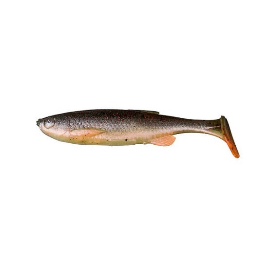 Shad Savage Gear Fat T-Tail Minnow Green Pearl Silver 9cm 4buc plic