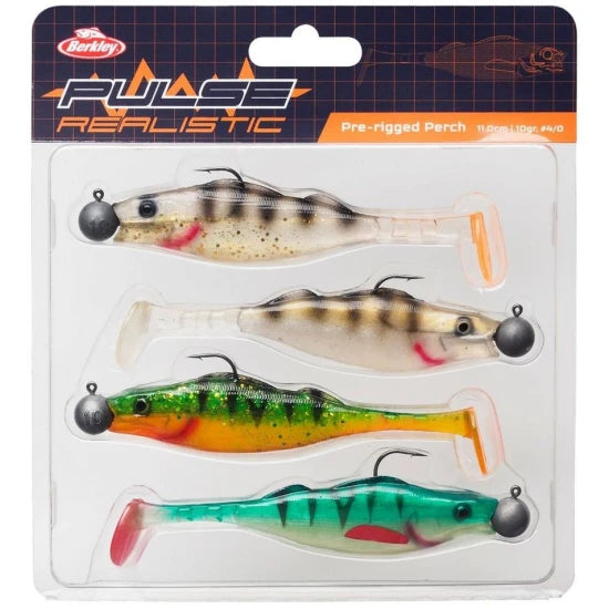 Shad Sof Bait Berkley Pulse Realistic Perch, Multicolor, 7g, 7cm, 4buc/pac
