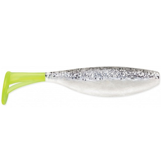 Shad Storm Largo Shad 360GT Salt&amp;Pepper Chartreuse Tail 8cm 4g 7buc
