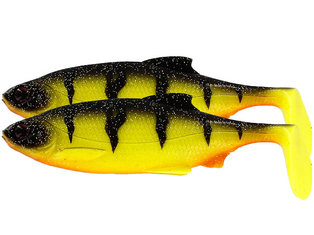 Shad Westin Ricky the Roach Shadtail 7cm 6g Fire Perch 2pcs