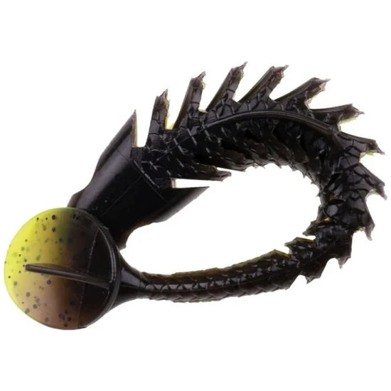 Shad Zeck Baby Rippler, Green Fire, 12cm, 11g, 3buc/pac