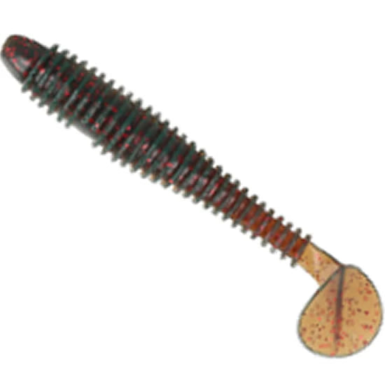 Shad Zeox Trigger Fat Tail, Motor Oil, 4.5cm, 10buc/pac