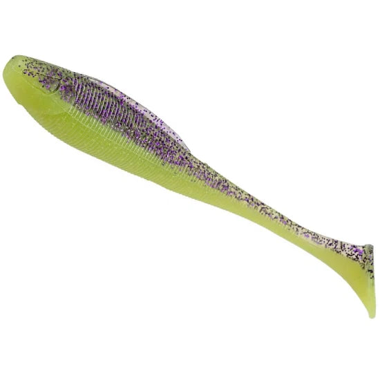 Shad Zeck Ba Sexy Swimmer, Purple Chartreuse, 10cm, 7buc/pac