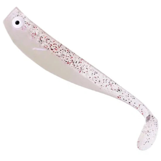 Shad Zeck Zander Gummi, Violett Glitter, 9cm, 3buc/plic