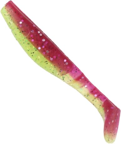 Shad Zeox Catchy, Ultra Violet Acid Green, 7.5cm, 8buc/pac