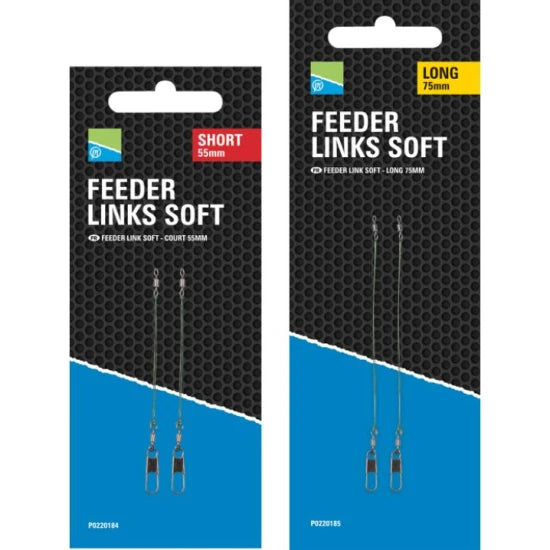 Sistem Preston Antitangle Feeder Link Soft Short, 7.5cm, 2buc/pac