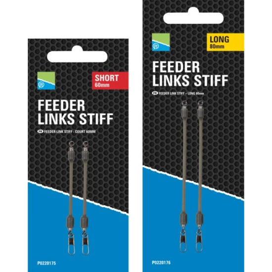 Sistem Preston Antitangle Feeder Link Stiff Short, 6cm, 2buc/pac