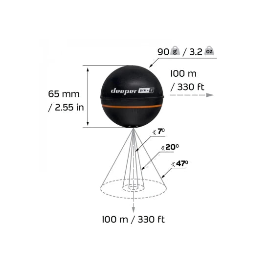 Smart Sonar Deeper Pro+ 2