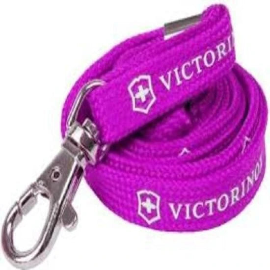 Snur Textil Cu Snaplock Victorinox, Nylon, 12 Cm, Roz