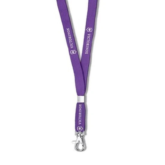 Snur Textil Cu Snaplock Victorinox, Nylon, 12 Cm, Roz
