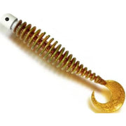 Soft Bait Black Cat Curly Worm Grub, Motor Oil, 17cm, 1buc/pac