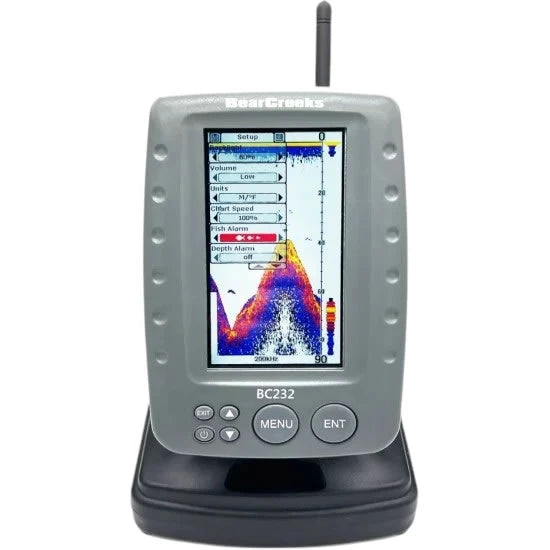 Sonar Bear Creeks Bc232 Colour Fish Finder For Remote Control Carp Fishing Bait Boats