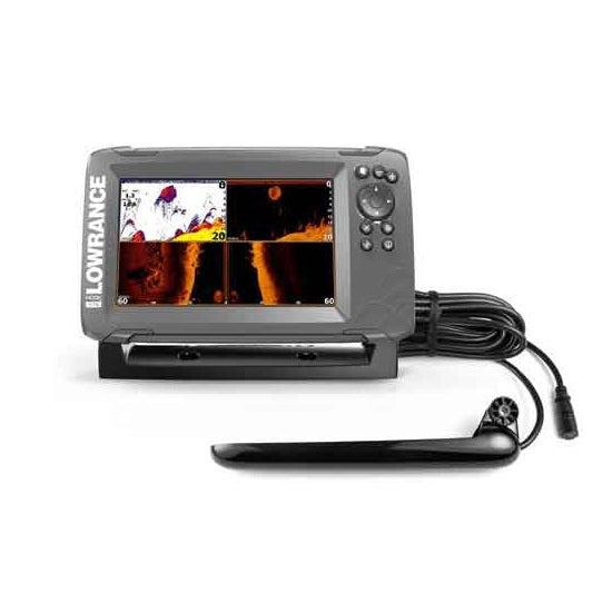 Sonar Lowrance HOOK2-7X Triple Shot TotalScan GPS