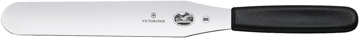 Spatulă flexibil cu lamă dreaptă Victorinox, negru, 5.2603.12
