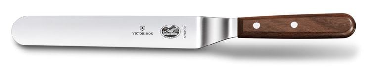 Spatula Victorinox Shaped Offset Blade, Lemn, Lama 20cm, Maro