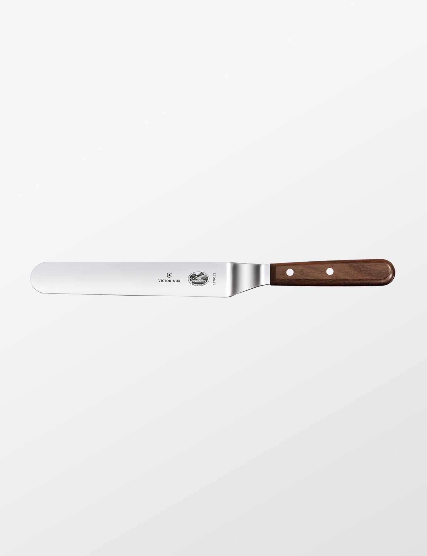 Spatula Victorinox Shaped Offset Blade, Lemn, Lama 23cm, Maro