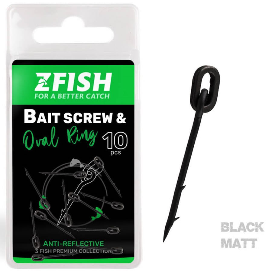 Spin Momeala + Anou ZFISH Bait Spike &amp; Oval Ring, Size 15mm, 10buc/pac