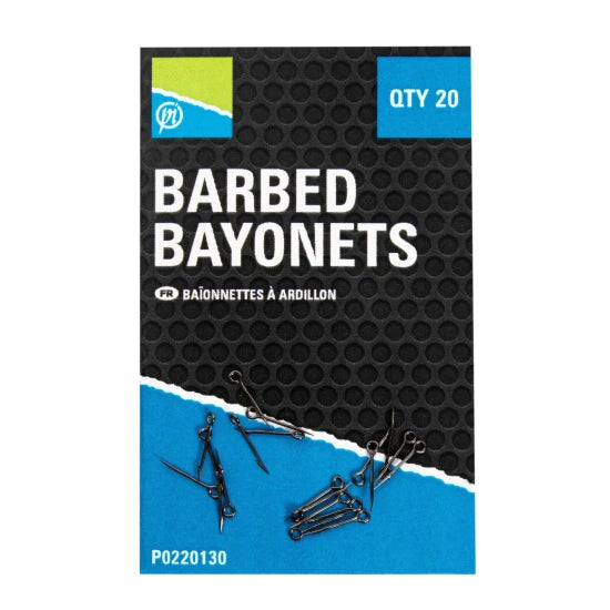 Spin Preston Barbed Bayonets 10mm 20/plic