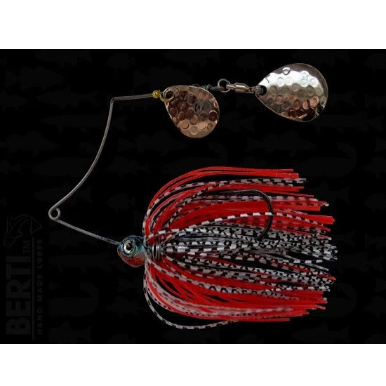 Spinnerbait Bertilure Cu Doua Palete Shallow Killer Colorado Model Colorado Culoare Alb/negru - Rosu 7 Gr.