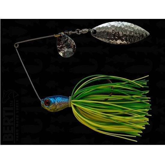 Spinnerbait Bertilure Cu Doua Palete SPINNERBAIT CU SKIRT  COLORADO Model SALCIE Culoare LIME-CHARTREUSE 14 gr.