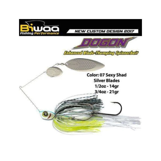 Spinnerbait Biwaa Dogon 21g Sexy Shad-silver Blades