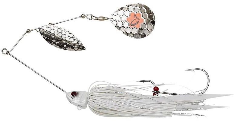 Spinnerbait SAVAGE GEAR DA Bush, White Silver, 32g, 16cm, 1buc/pac