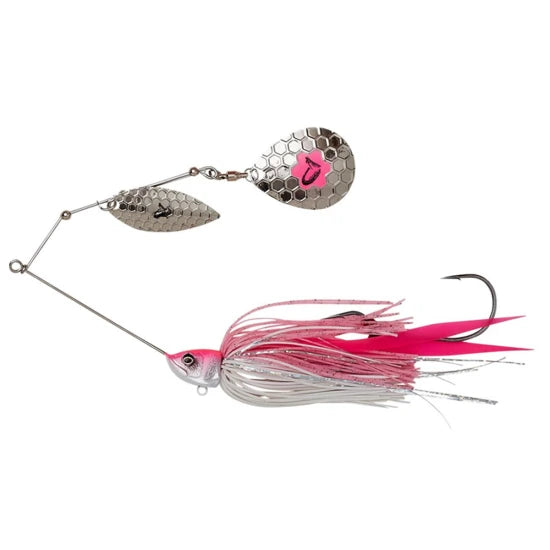 Spinnerbait Savage Gear Da Bush, Sinking, Pink Silver, 14cm, 21g, 1buc/pac