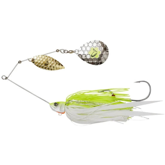 Spinnerbait Savage Gear Da Bush, Sinking, Yellow White Silver, 14cm, 21g, 1buc/pac