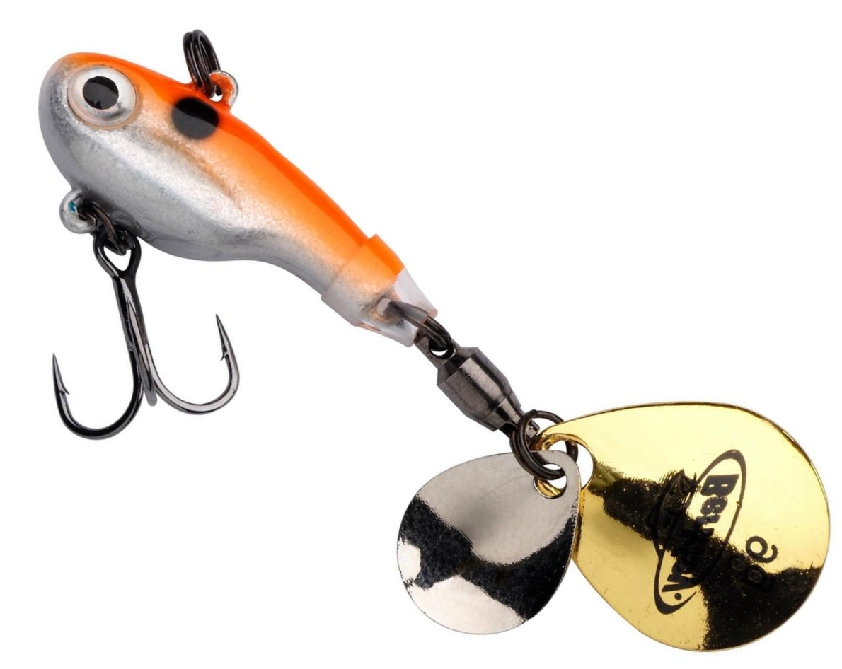 Spinnertail BERKLEY Pulse Spinnertail, Orange Glitter, 5cm, 5g, 1buc/pac