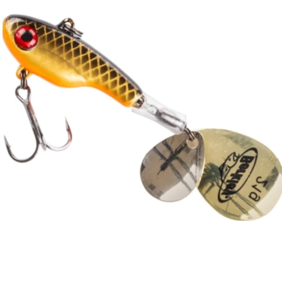 Spinnertail Berkley Pulse Spintail, Dark N Dirty Roach, 7.5cm, 28g, 1buc/pac