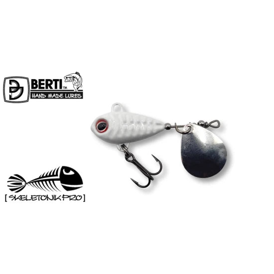 Spinnertail Berti Skeletonik Pro Colorado Nickel, Alb 1013, 16g