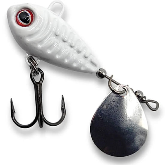 Spinnertail Berti Skeletonik Pro Colorado Nickel, Alb 1013, 22g