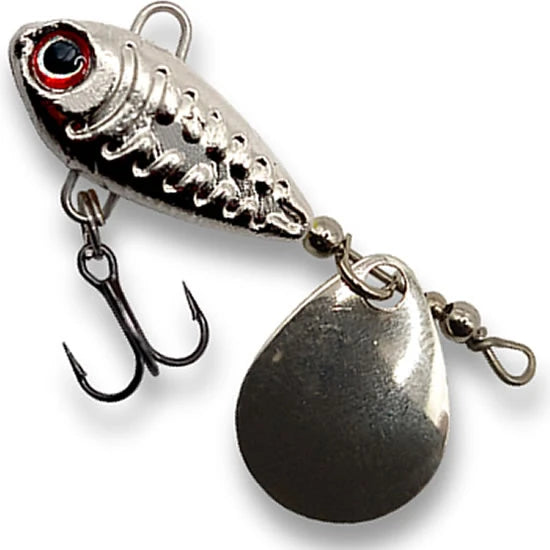 Spinnertail Berti Skeletonik Pro Colorado Nickel, Nickel, 10g