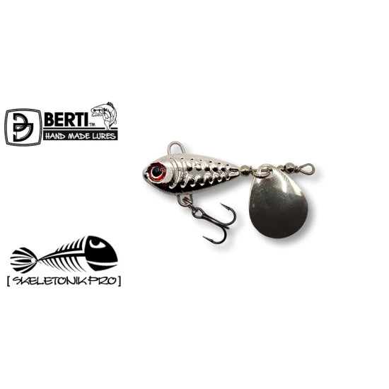 Spinnertail Berti Skeletonik Pro Colorado Nickel, Nickel, 10g