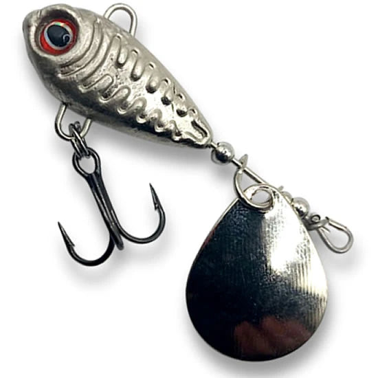 Spinnertail Berti Skeletonik Pro Colorado Nickel, Nickel, 16g