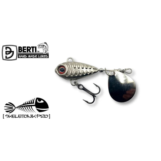 Spinnertail Berti Skeletonik Pro Colorado Nickel, Nickel, 16g