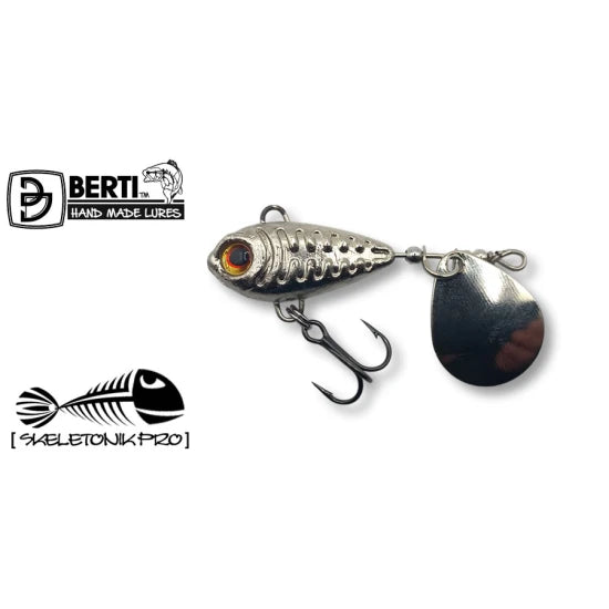 Spinnertail Berti Skeletonik Pro Colorado Nickel, Nickel, 18g