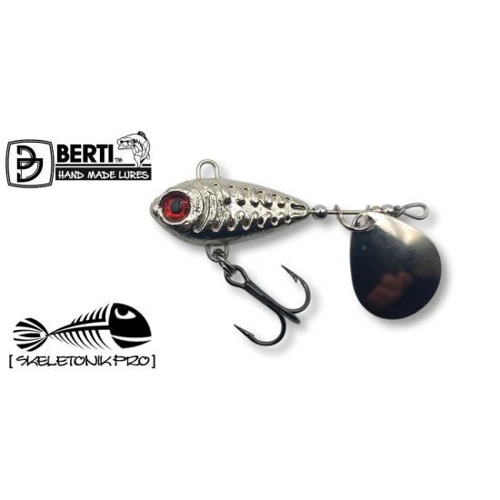 Spinnertail Berti Skeletonik Pro Colorado Nickel, Nickel, 20g