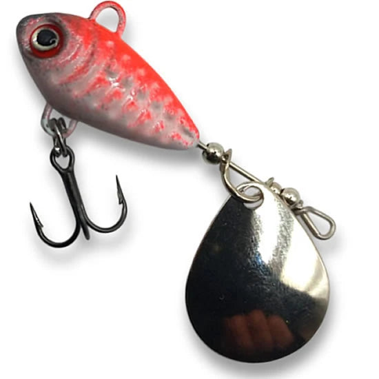 Spinnertail Berti Skeletonik Pro Colorado Nickel, Red Back, 13g