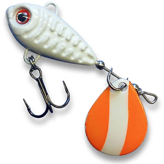 Spinnertail Berti Skeletonik Pro Half Orange, Alb 1013, 20g