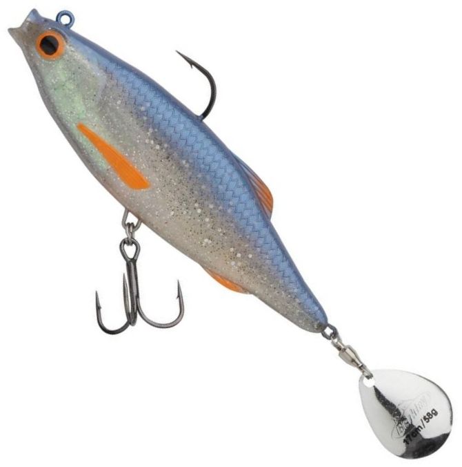 Spinnertail Berkley Pulse Realistic Flash, Roach, 58g, 17cm, 1buc/pac