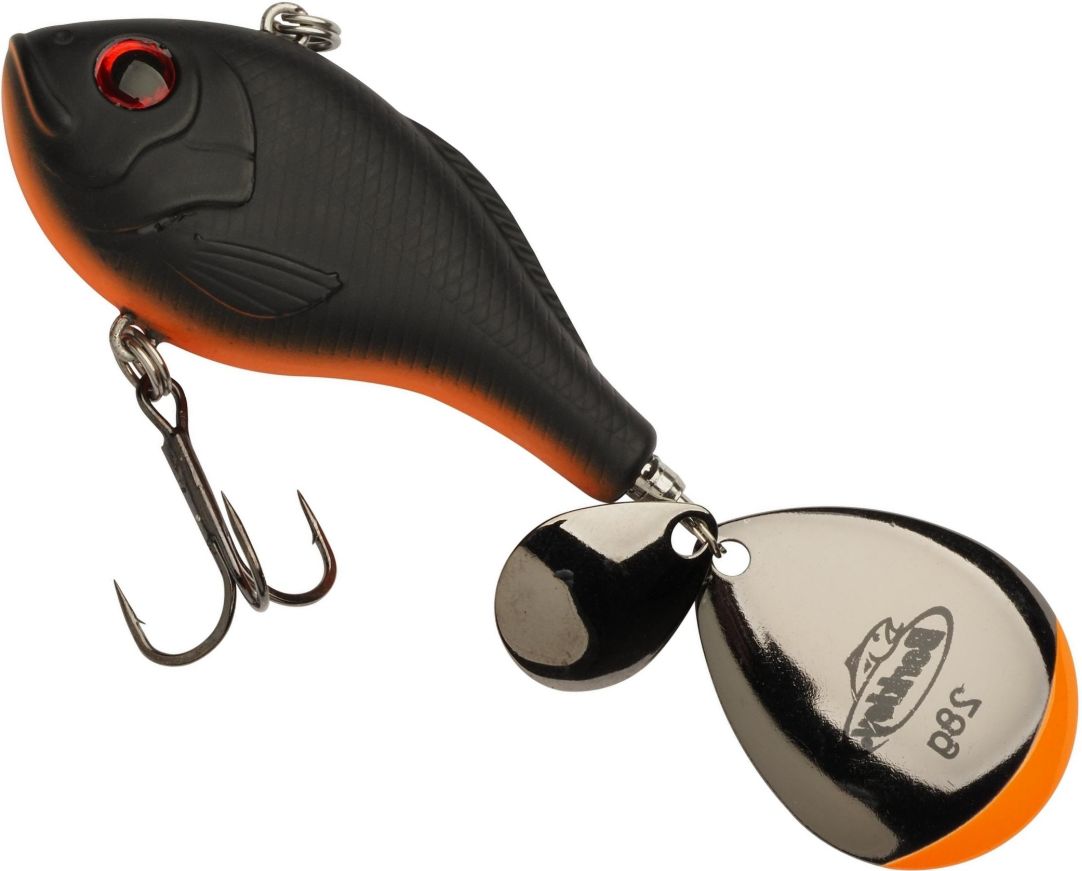 Spinnertail Berkley Pulse Spintail XL, 10cm, 28g, Black Orange, 1buc/pac