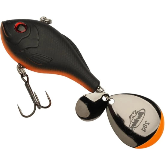 Spinnertail Berkley Pulse Spintail Xl, 8cm, 18g, Black Orange, 1buc/pac