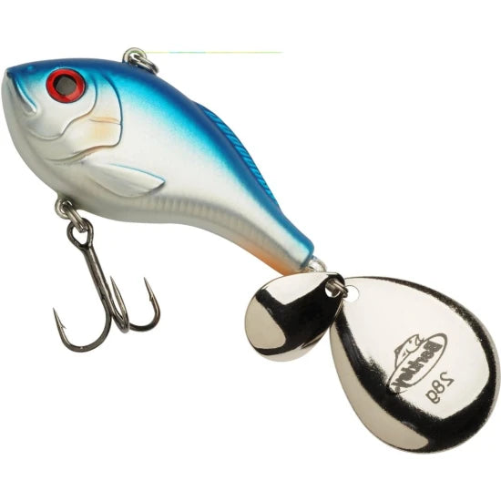Spinnertail Berkley Pulse Spintail Xl, 8cm, 18g, Blue Silver, 1buc/pac