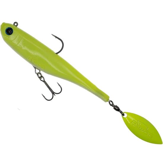 Spinnertail Biwaa Divinator Junior, 103 Uv Green, 14cm, 22g, 1buc/pac