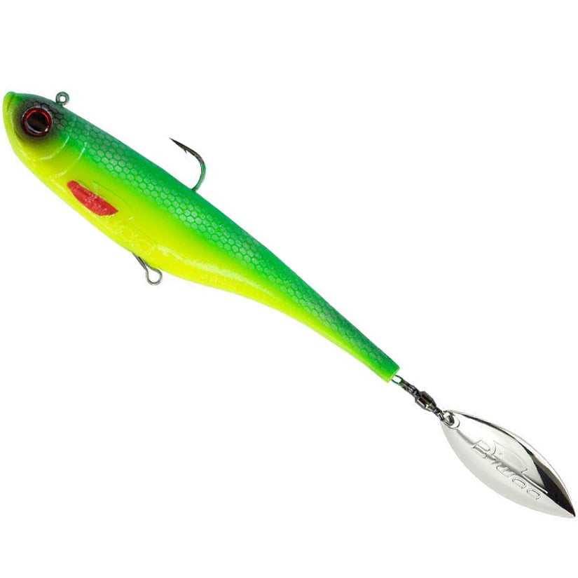 Spinnertail BiWAA Divinator Junior, 68 Midori Silver, 14cm, 22g, 1buc/pac