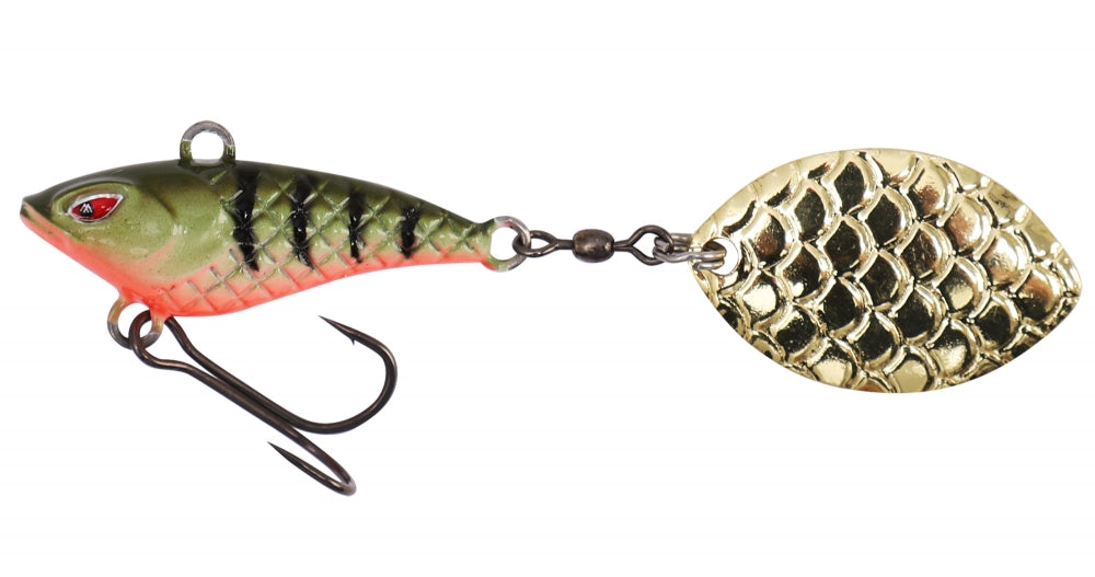 Spinnertail Mikado M-Tail 9g, Hot Perch