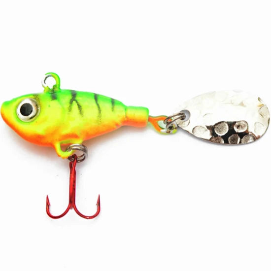 Spinnertail Profi Blinker Spinner Jig Fish, Fluo Fire Tiger, 25g
